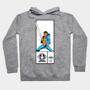 Kwame and Excalibur Corner Box Tee Hoodie